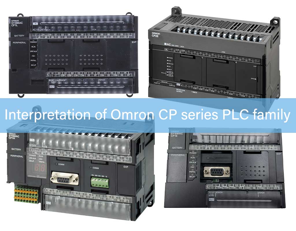 Omron CP 시리즈 PLC 제품군의 해석